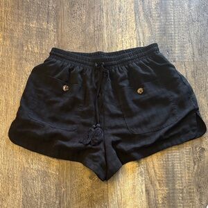 Mahina Black‎ Athletic Women's Shorts
